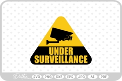 Under Surveillance CCTV SVG PNG DXF Product Image 1