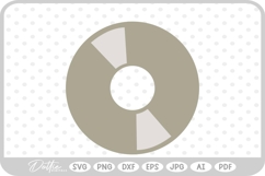 CD Disk SVG PNG DXF Product Image 1