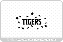 Sports Tigers Team SVG PNG DXF Product Image 1