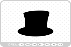 Top Hat SVG PNG DXF Product Image 1