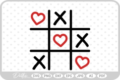 Tic Tac Toe SVG PNG DXF Product Image 1
