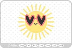 Sunshine Cute Summer Sun Yellow Nature Shine SVG PNG DXF Product Image 1