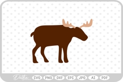Moose SVG PNG DXF Product Image 1