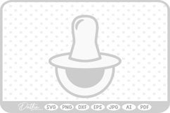 Pacifier Baby Dummy SVG PNG DXF Product Image 1