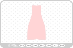 Strapless Dress SVG PNG DXF Product Image 1