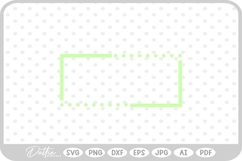 Geometric Shape Border SVG PNG DXF Product Image 1