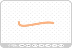 Line Underline Silhouette Shape Doodle SVG PNG DXF Product Image 1