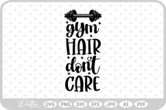 Workout Quote Gym Fitness SVG PNG DXF Product Image 1