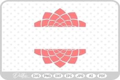 Split Mandala SVG PNG DXF Product Image 1