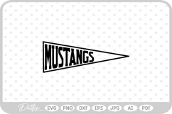 Mustangs Sports Team SVG PNG DXF Product Image 1