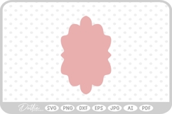 Flower Petal Shape Silhouette SVG PNG DXF Product Image 1