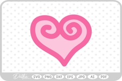 Heart Shape SVG PNG DXF Product Image 1