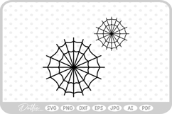 Spider Web Halloween Spooky Season Autumn SVG PNG DXF Product Image 1