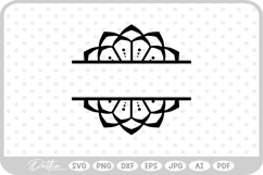 Split Mandala SVG PNG DXF Product Image 1