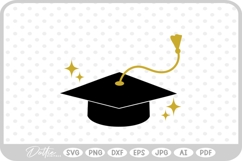 Graduation Cap SVG PNG DXF Product Image 1