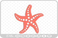 Starfish SVG PNG DXF Product Image 1