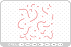 Wiggly Wavy Line Zig Zag Outline Shape Doodle SVG PNG DXF Product Image 1