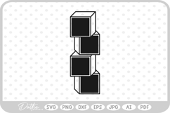 Baby Blocks SVG PNG DXF Product Image 1