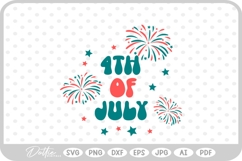 USA America 4th Of July SVG PNG DXF Product Image 1