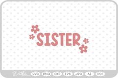 Sister Female Relative SVG PNG DXF Product Image 1