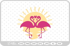 Flamingo Bird SVG PNG DXF Product Image 1