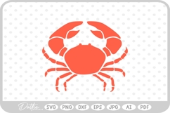 Crab SVG PNG DXF Product Image 1