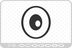 Cartoon Eyes Funny Emoji Eyeballs Character SVG PNG DXF Product Image 1