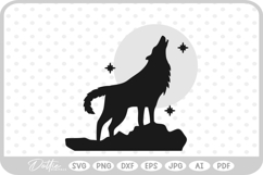 Wolf Animal SVG PNG DXF Product Image 1