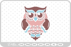 Owl Bird SVG PNG DXF Product Image 1