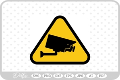 Under Surveillance CCTV SVG PNG DXF Product Image 1