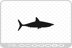 Shark Silhouette SVG PNG DXF Product Image 1