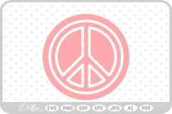 Peace Sign SVG PNG DXF Product Image 1