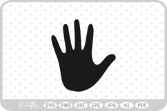 Hand SVG PNG DXF Product Image 1