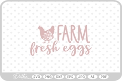 Farm Fresh Eggs SVG PNG DXF Product Image 1