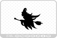 Witch Broomstick Hat Halloween SVG PNG DXF Product Image 1
