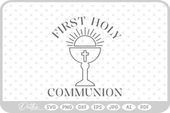 First Holy Communion SVG PNG DXF Product Image 1