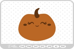Cute Pumpkin Jack o Lantern Halloween Autumn Fall SVG PNG Product Image 1