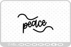 Faith Peace God Jesus Love SVG PNG DXF Product Image 1