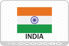 India World Flag SVG PNG DXF Product Image 1