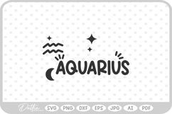 Aquarius SVG PNG DXF Product Image 1