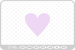 Heart Shape Border Silhouette Hand Drawn SVG PNG DXF Product Image 1