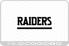 Raiders Sports Team SVG PNG DXF Product Image 1