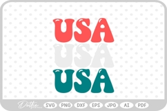 USA America 4th Of July SVG PNG DXF Product Image 1