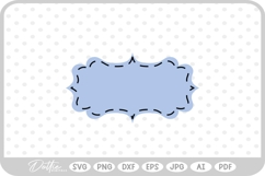 Elegant Dashed Shape SVG PNG DXF Product Image 1
