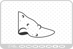 Witch Nose Warts Halloween Green SVG PNG DXF Product Image 1