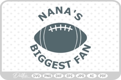 Football Nanas Biggest Fan SVG PNG DXF Product Image 1