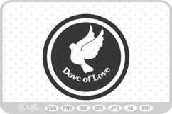 Dove Quote SVG PNG DXF Product Image 1