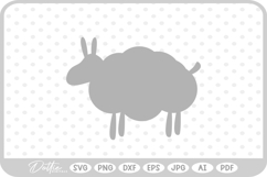 Sheep SVG PNG DXF Product Image 1