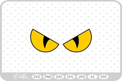 Halloween Scary Eyes Eyeballs SVG PNG DXF Product Image 1