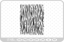 Zebra Print Pattern SVG PNG DXF Product Image 1